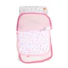 TIBBY Lätzchen, 3-teilig, Neugeborenengröße, Rosa