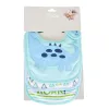TIBBY Lätzchen, 3er-Pack, Neugeborenengröße, BLAU