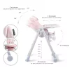 Cangaroo I Eat Hochstuhl 6-36 Monate 15 kg rosa