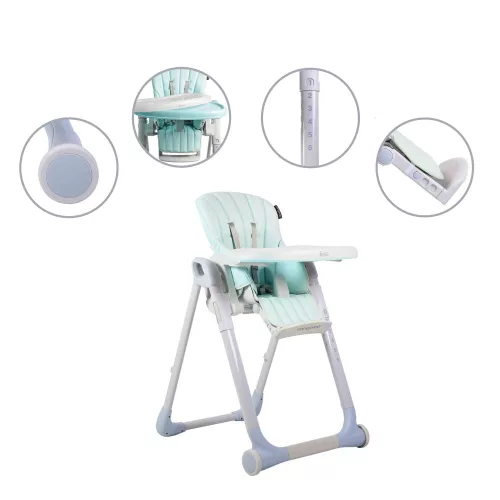 Cangaroo I Eat Hochstuhl 6-36 Monate 15 kg blau