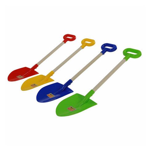 POLESIE 51929 kis ásó 60 cm fa nyéllel, vegyes színben