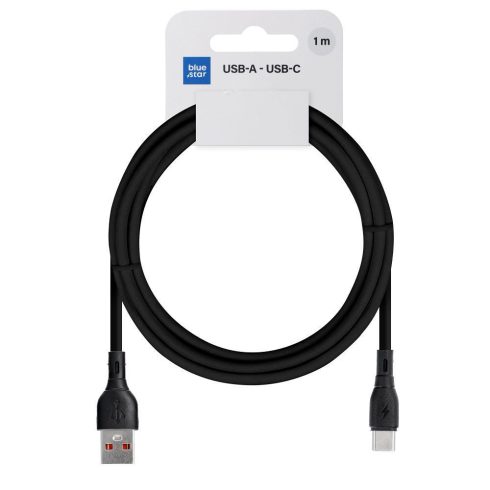 BLUE STAR ECO 3 A USB-A és USB-C kábel PJ68-25-3, 1m, fekete
