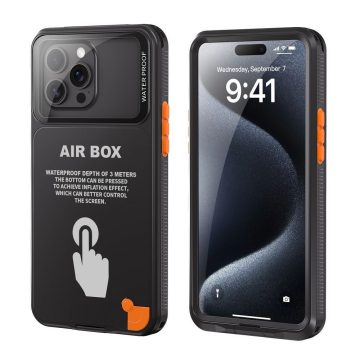 Shellbox Airbox 6.7 univerzális vízálló tok, fekete