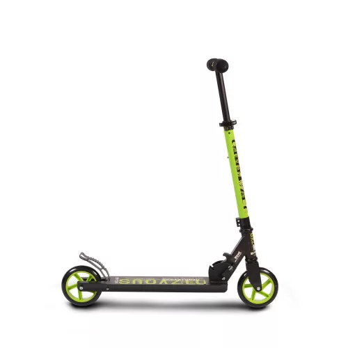 RENDEVOUS Scooter bis 100 kg, ab 6 Jahren, PU-Räder GRÜN