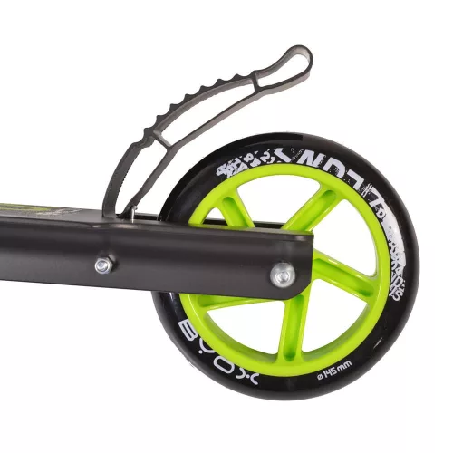 RENDEVOUS Scooter bis 100 kg, ab 6 Jahren, PU-Räder GRÜN