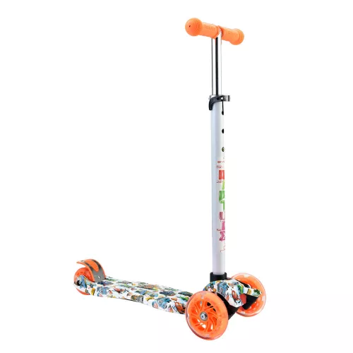 BYOX Rapture Scooter Vorderrad Doppelrad orange