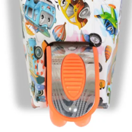 BYOX Rapture Scooter Vorderrad Doppelrad orange