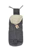 Kuscheliger Winterfellbeutel für Kinderwagen GRAU