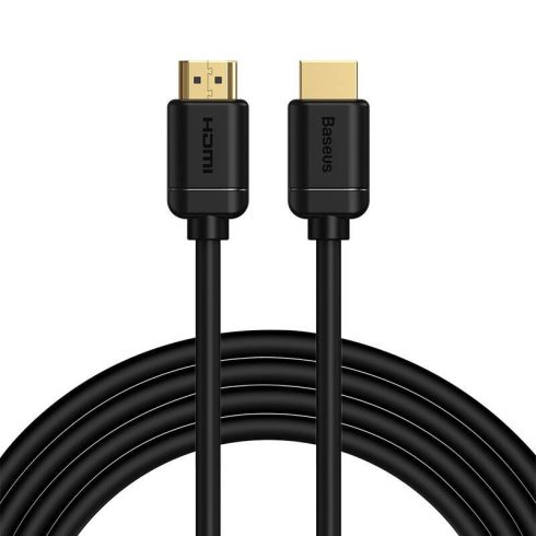 Baseus HDMI 2.0 kábel, 4K 60Hz, 3D, HDR, 18Gbps, 3m, fekete