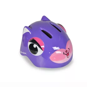 Fahrradhelm Kati Größe S Mädchen Lila/Rosa