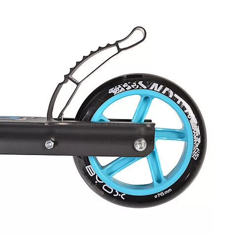RENDEVOUS Scooter bis 100 kg, ab 6 Jahren, PU-Räder BLAU