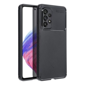   Forcell Carbon Premium Xiaomi Redmi Note 14 Pro 5G karbon mintás szilikon tok, fekete