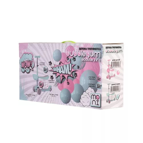 BUBBLEGUM romobil 2u1 20kg/40kg roza ROZA