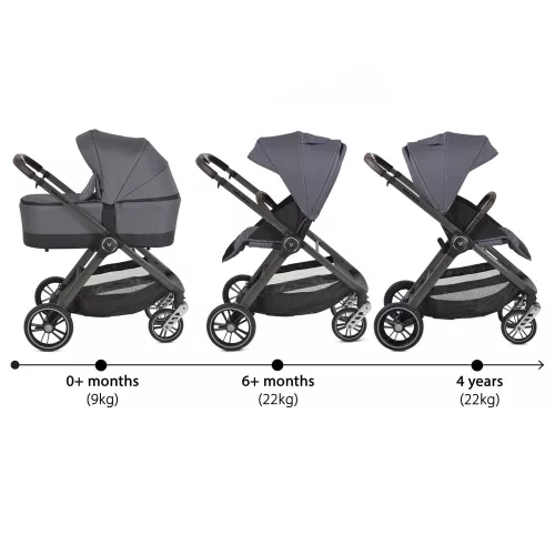 Cangaroo Macan 2in1 Kinderwagen grau
