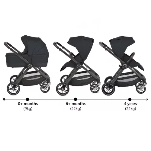 Cangaroo Macan 2in1 Kinderwagen schwarz