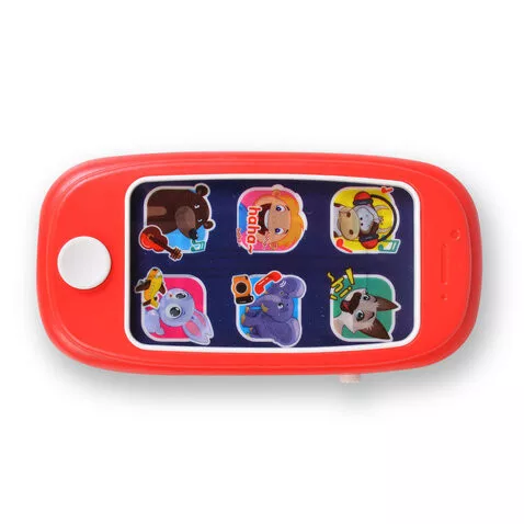 MONI TOYS műanyag okos telefon PIROS
