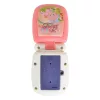 MONI TOYS műanyag baby kinyitható gombos telefon FEHÉR/PINK