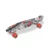 BYOX Skateboard 22" SKULL LED / 56x15 cm SCHWARZ