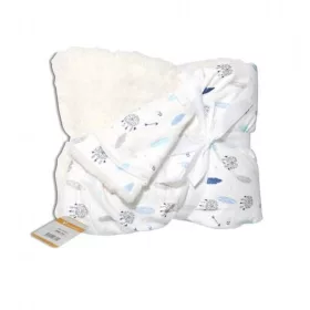 Cangaroo Shaggy dicke Decke blau