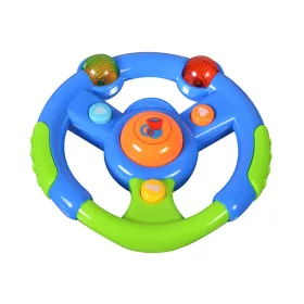 Musikalisches Lenkrad aus Kunststoff BLAU/GRÜN