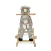 SCHWINGE 70cm GESPUNKT GRAU