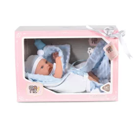Puppe Junge, 36 cm, mit Decke, Flasche VKÉK