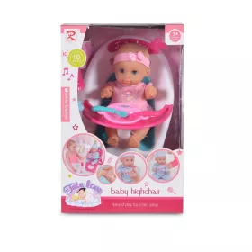 Baby-Set (36 cm) mit Hochstuhl und Teller