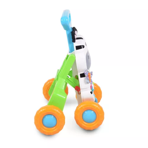 MUSIC PUSH WALKER 2in1 járássegítő zebrás