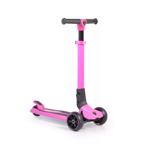 LAMBORGHINI Roller, 3 Räder, faltbar, bis 50 kg, PINK