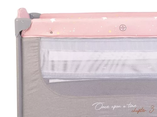 Cangaroo Once upon3 2 szintes utazóágy zenélő játékkal, pelenkázós pink