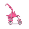 Moni Toys Stars játék babakocsi lapra csukhatós