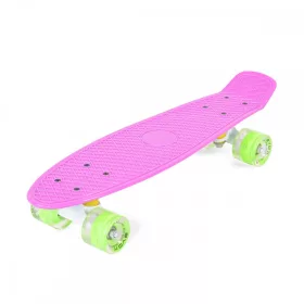 BYOX Skateboard 22" SPICE LED 56x15 cm PINK