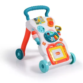   Moni Toys Dreams 2-in-1-Gehhilfe aus Kunststoff mit blauem Griff