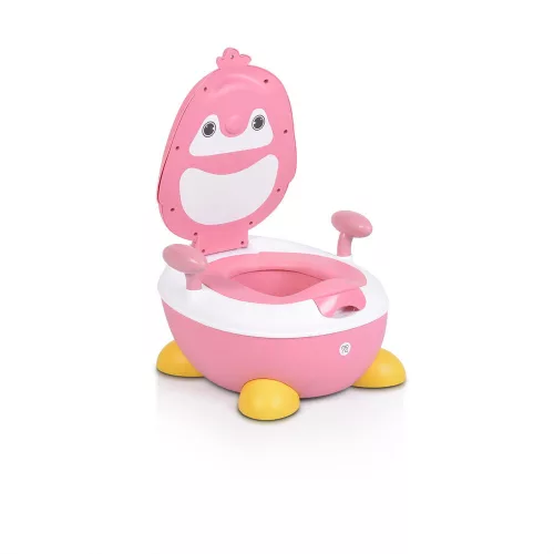 RIKO bili pingvin karfával, talpakkal, kivehető tartály PINK