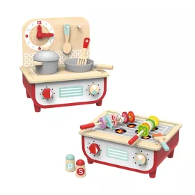 TOOKY Spielzeug-Küchenset und Grillspielzeug aus Holz