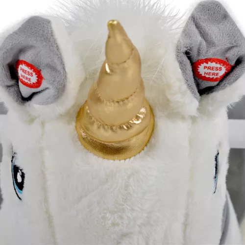 Moni Toys Mondschaukel Einhorn 20 kg grau