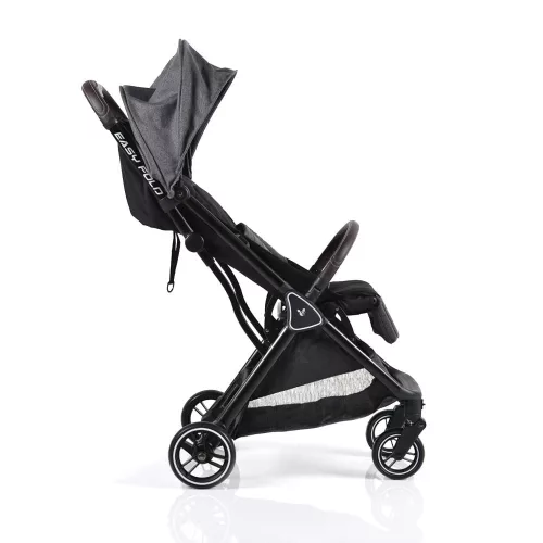Cangaroo Easy Fold Kinderwagen, einfach zusammenklappbar, grau