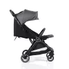 Cangaroo Easy Fold Kinderwagen, einfach zusammenklappbar, grau