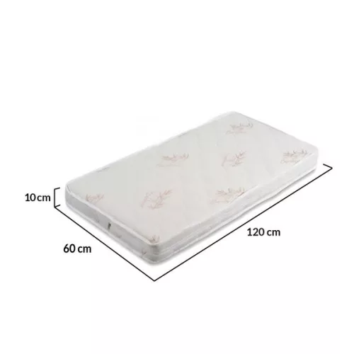 MAJESTY matrac 120x60cm bambusz FEHÉR