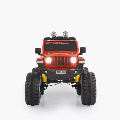 MONI BO fuego jeep 3 brzine, 4 motora 30 kg crveni metal