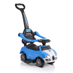 MONI Rider Kinderwagen mit Schiebegriff, blau