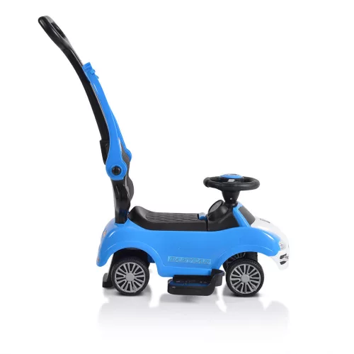 MONI Rider Kinderwagen mit Schiebegriff, blau