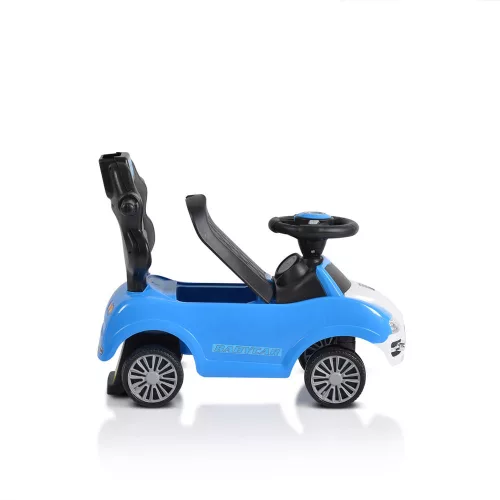 MONI Rider Kinderwagen mit Schiebegriff, blau
