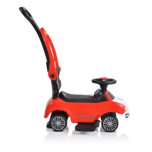 MONI Rider Kinderwagen mit Schiebegriff, rot