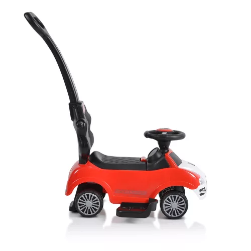 MONI Rider Kinderwagen mit Schiebegriff, rot