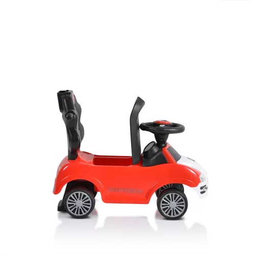 MONI Rider Kinderwagen mit Schiebegriff, rot