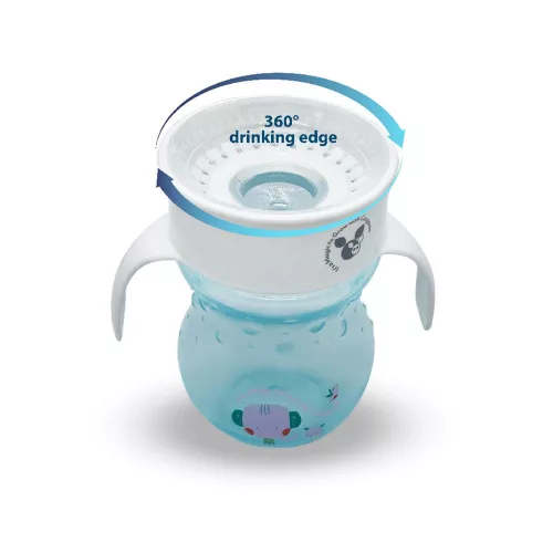Cangaroo Cup 360as itatópohár 270ml kék