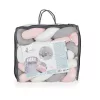 Cangaroo Braidy geflochtenes Haarband 180 cm rosa/grau