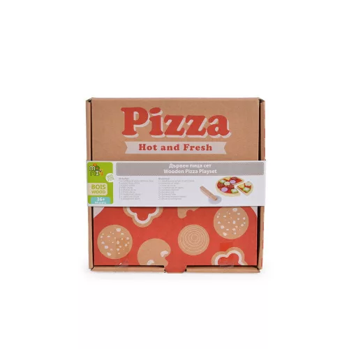 VRSTA IGRAČKE Drveni set za pizzu 22 dijela