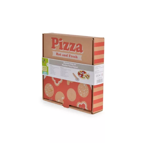 VRSTA IGRAČKE Drveni set za pizzu 22 dijela
